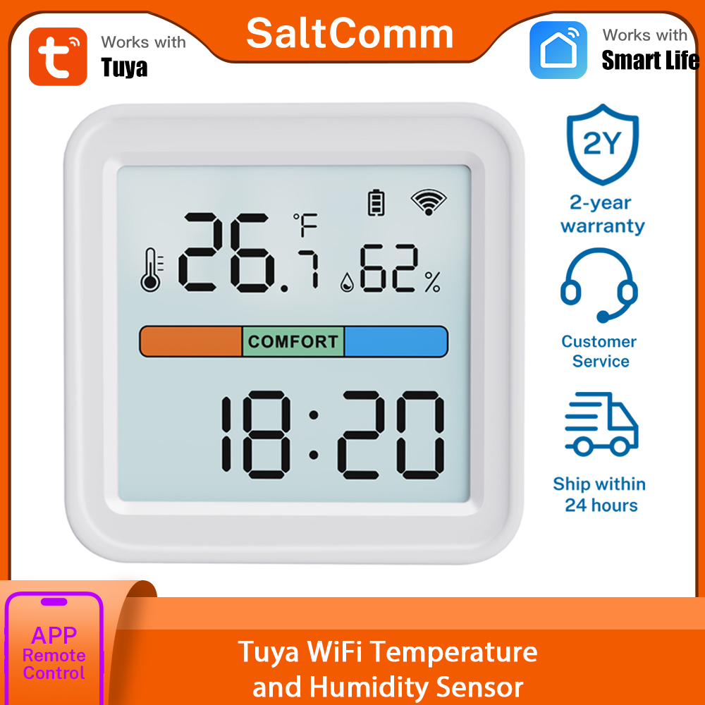 Tuya Smart - Sensor de Temperatura e Umidade WiFi