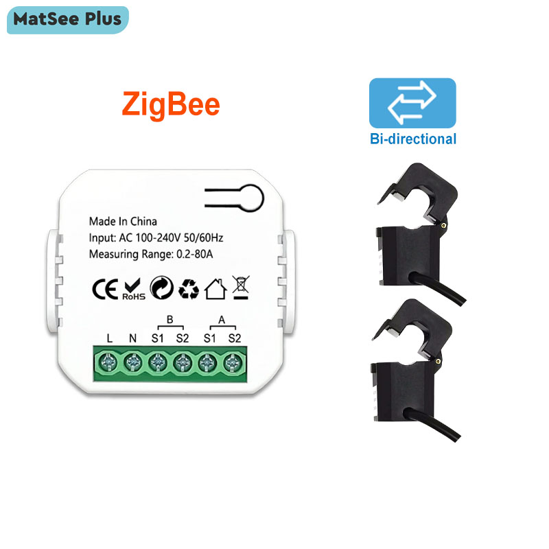Sonoff Basic - Tuya ZigBee Medidor de Energia Digital