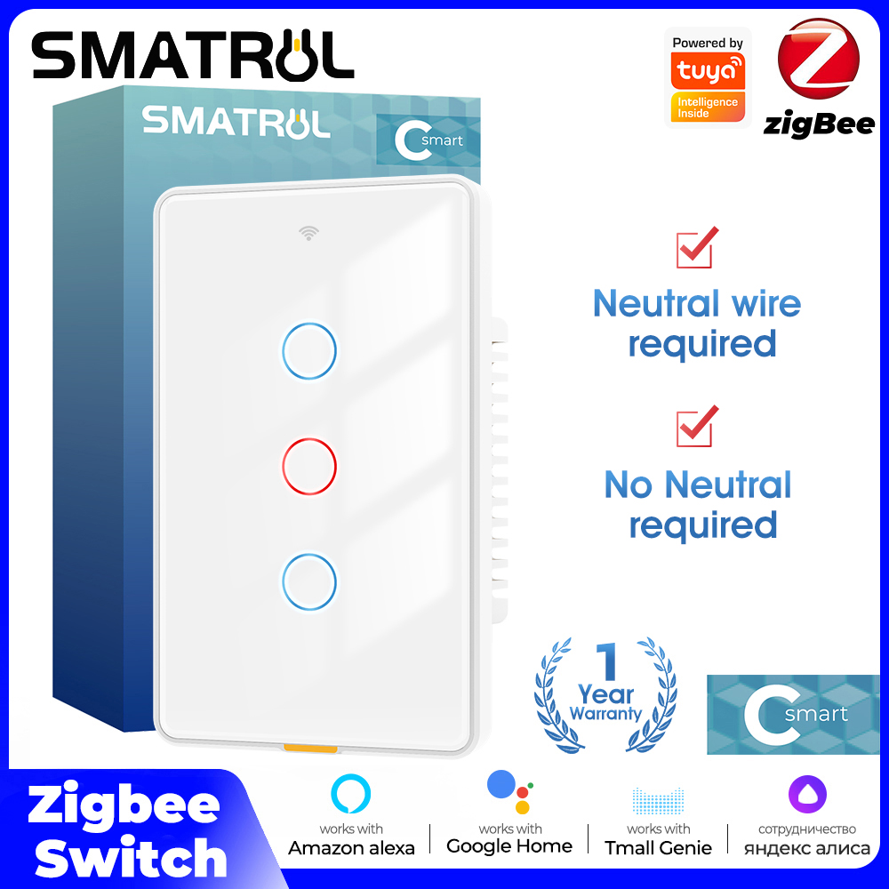 Smart Relay Tuya - Tuya zigbee interruptor de toque de