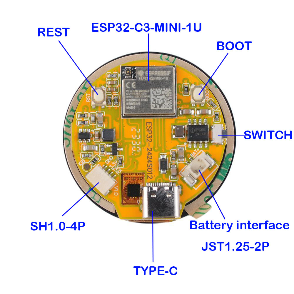 Esp32 display 1.28 polegadas E - Smart Home Module Iot avaliação e preço