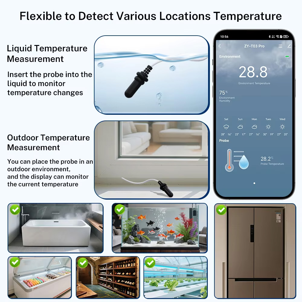 Sensor de Temperatura e Umidad - Tuya Smart avaliação e preço
