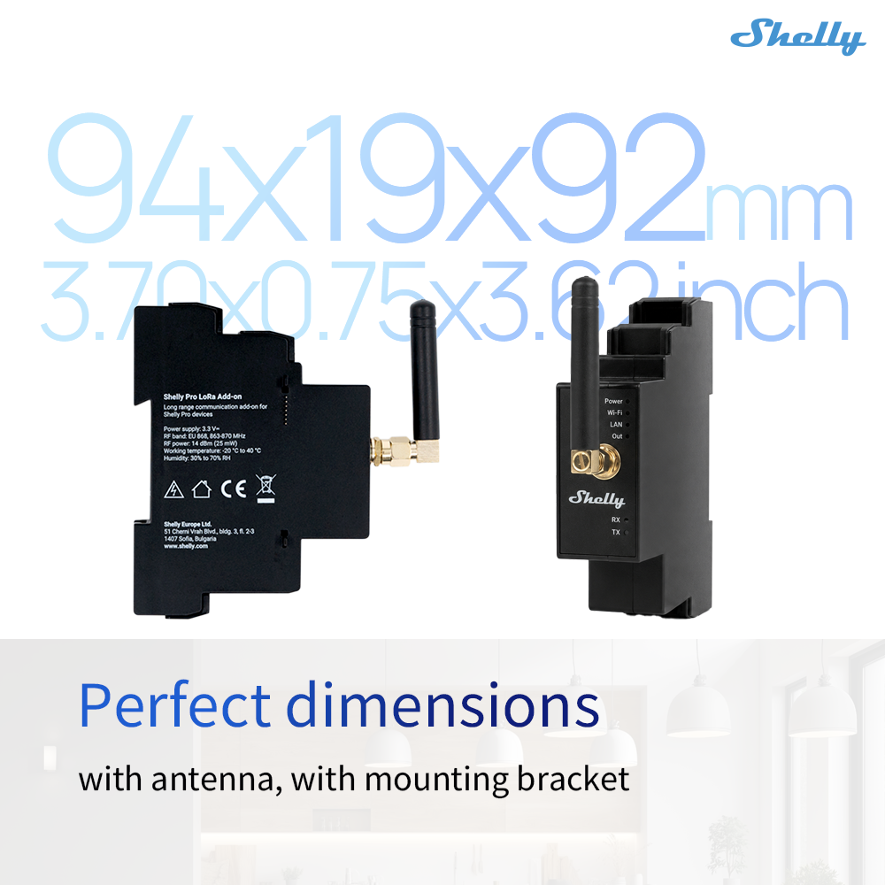 Adaptador Shelly Pro LoRa: Alc - Shelly Plug avaliação e preço