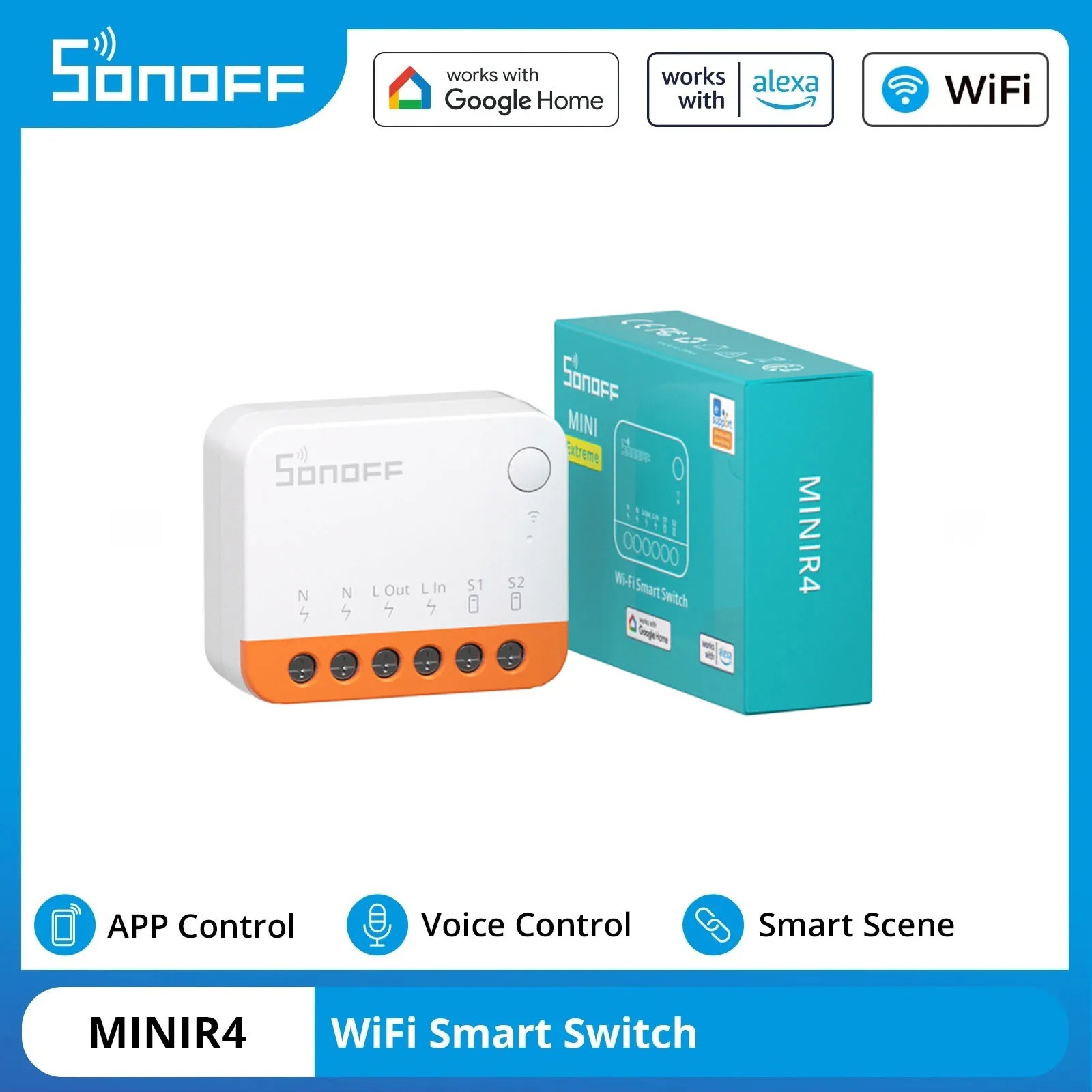 Sonoff Mini R4 Extreme, Contro - Sonoff Mini R4 avaliação e preço
