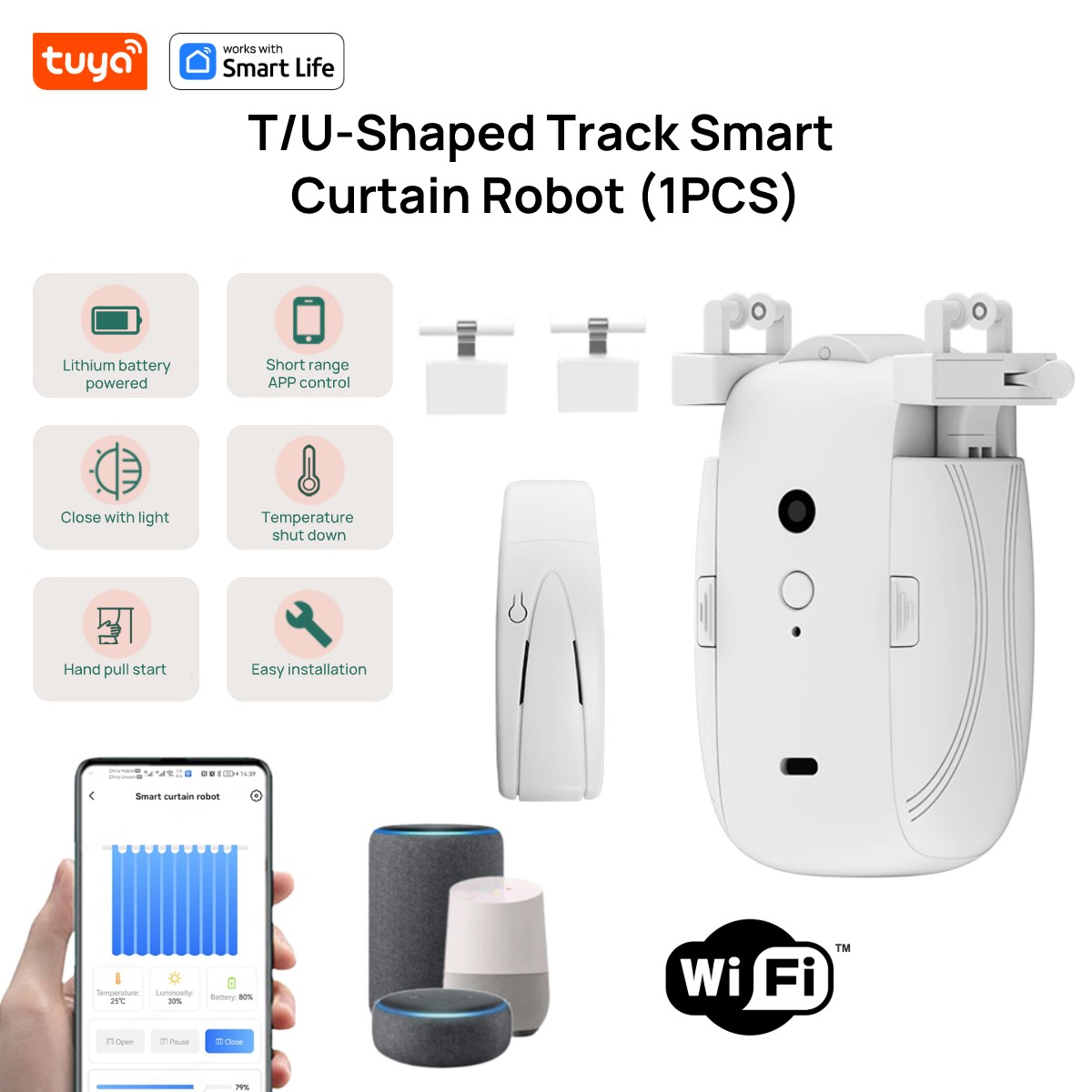Tuya Smart WiFi Curtain Robot  - Home Assistant Tuya avaliação e preço