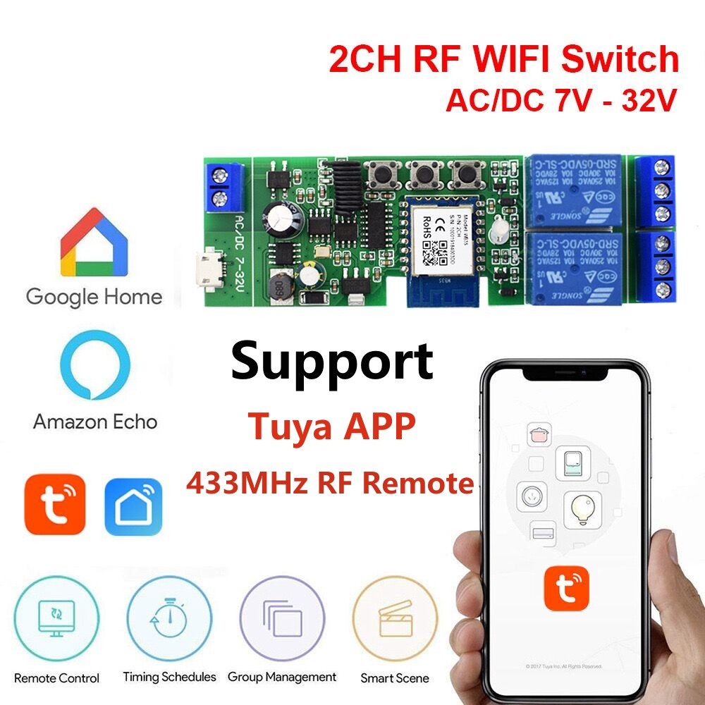 Alexa interruptor inteligente  - Tuya 4 Channel avaliação e preço