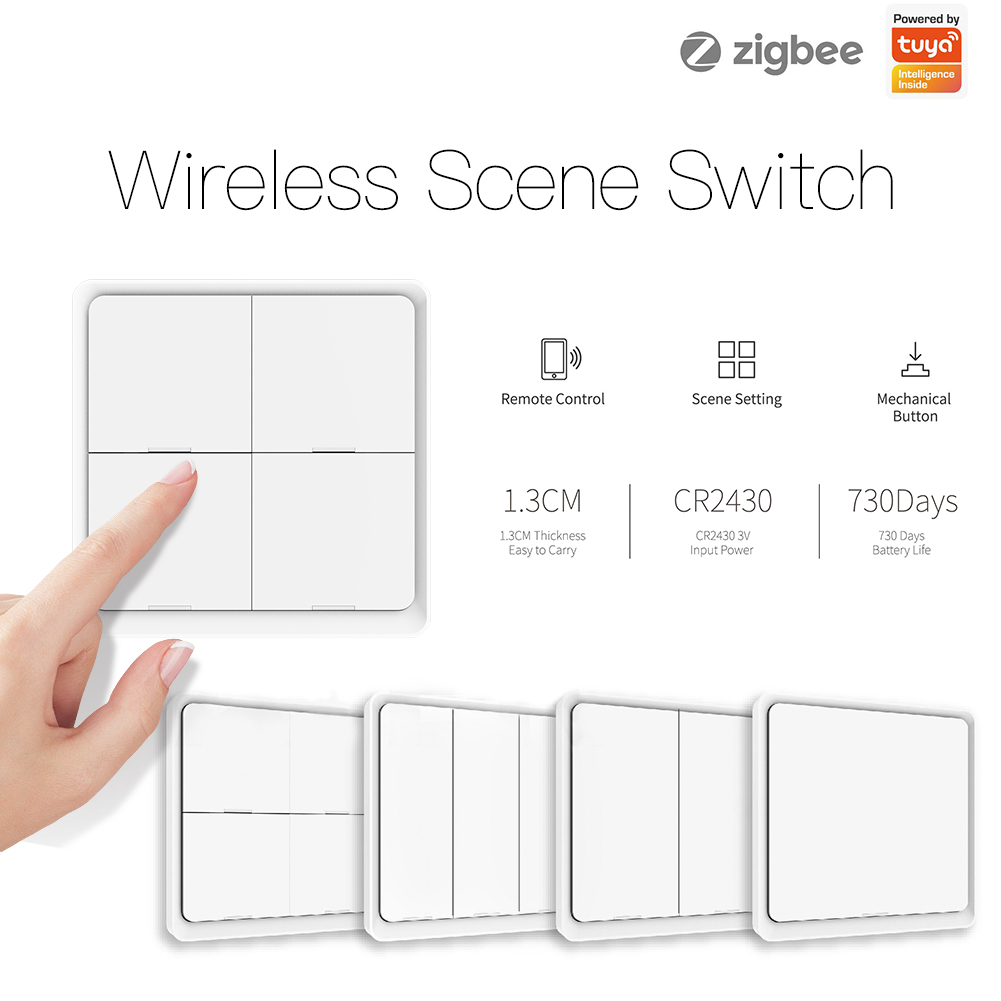 MOES 4 Gang Tuya ZigBee Wirele - Sonoff Basic avaliação e preço