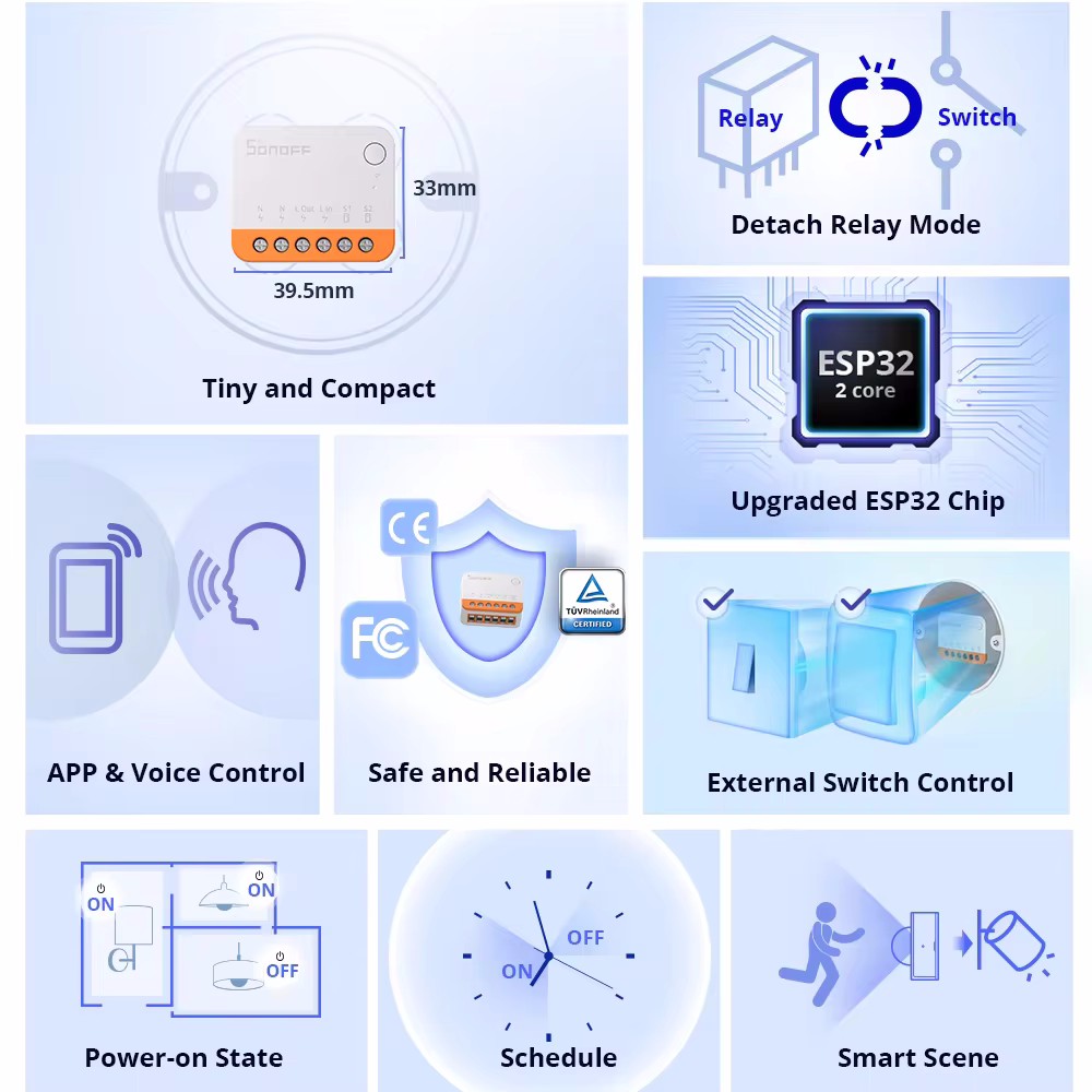 Sonoff mini r4 módulo de inter - Sonoff Mini R4 avaliação e preço