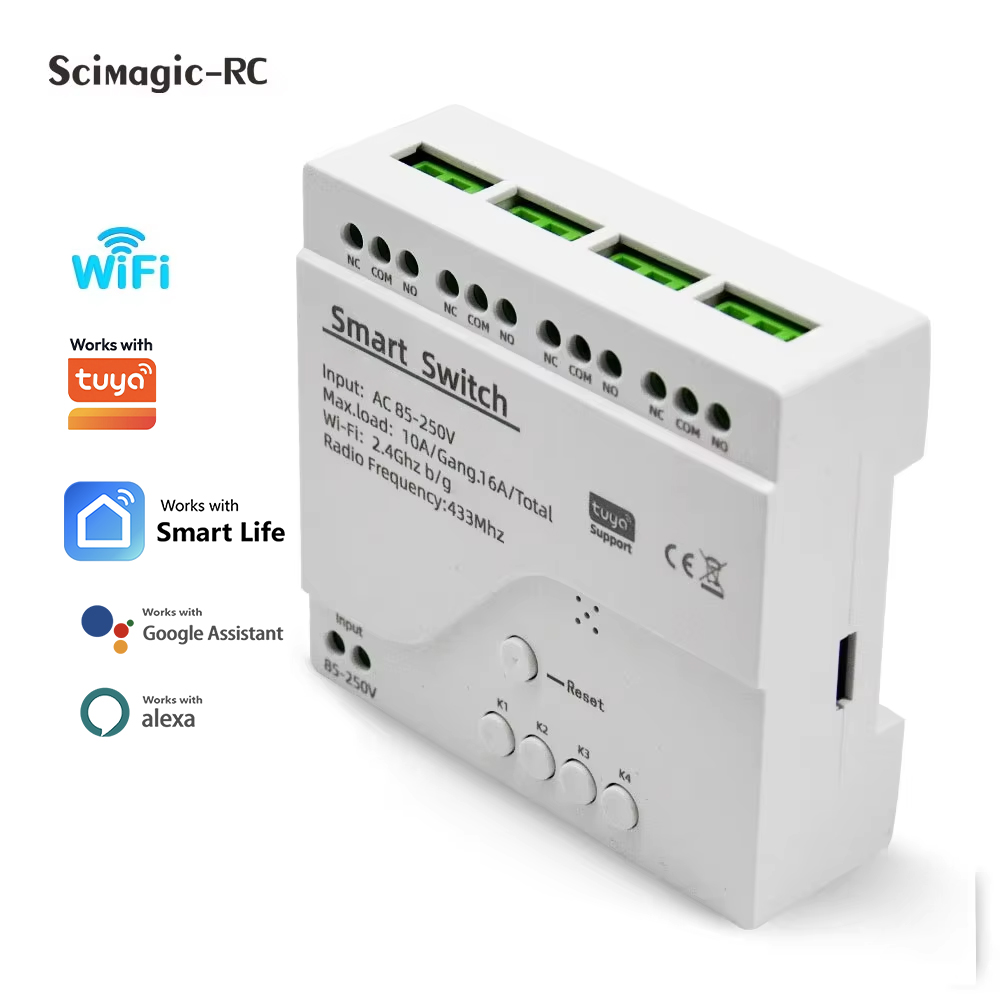 Módulo de Relé Inteligente 4 C - Tuya 4 Channel avaliação e preço
