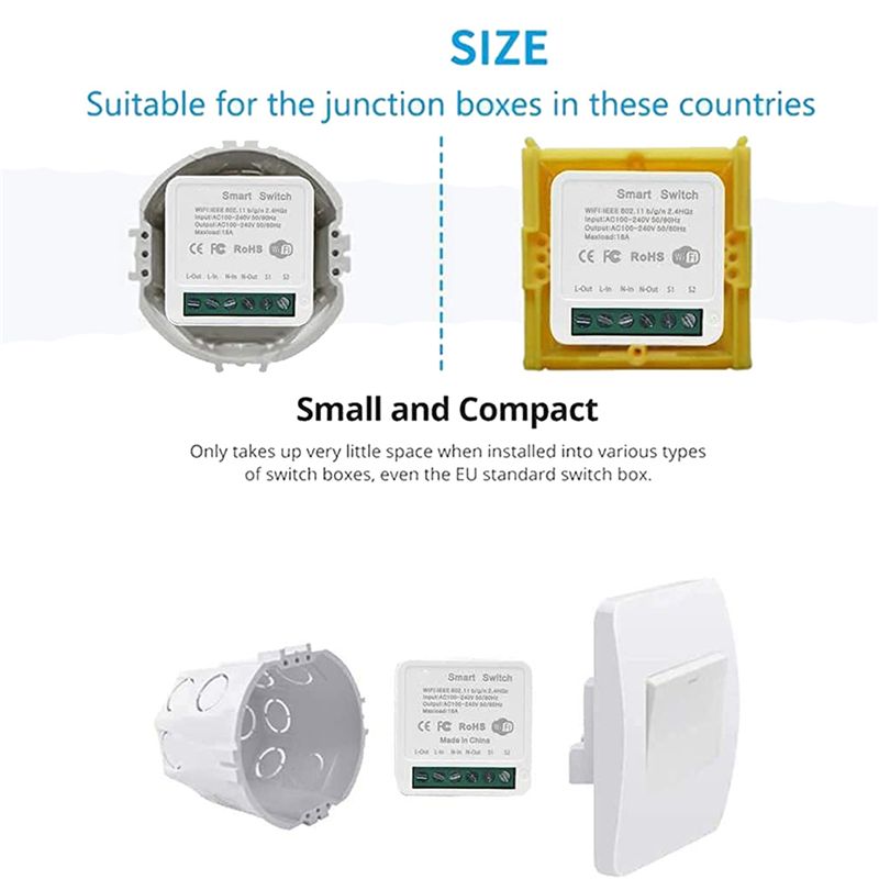 Interruptor de relé Wi-Fi inte - Smart Relay Tuya avaliação e preço